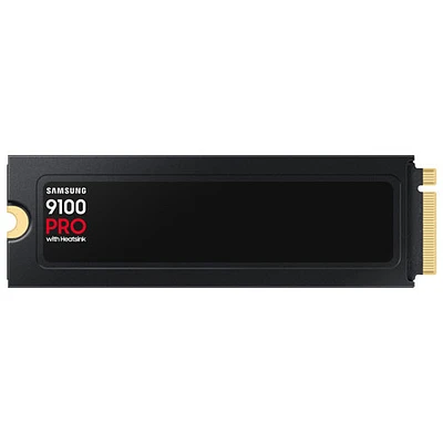 Disque dur interne NVMe PCI-e 9100 Pro de 2 To de Samsung avec dissipateur thermique (MZ-VAP2T0CW)