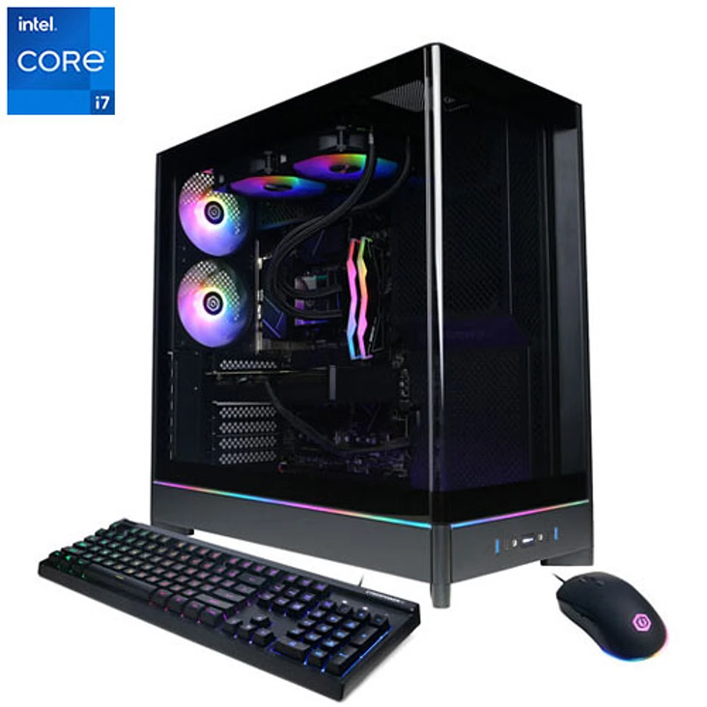 Ordinateur de jeu Gamer Supreme de CyberPowerPC (Core i7-14700KF d'Intel/RAM 32 Go/SSD 2 To/RTX 5070) - Anglais
