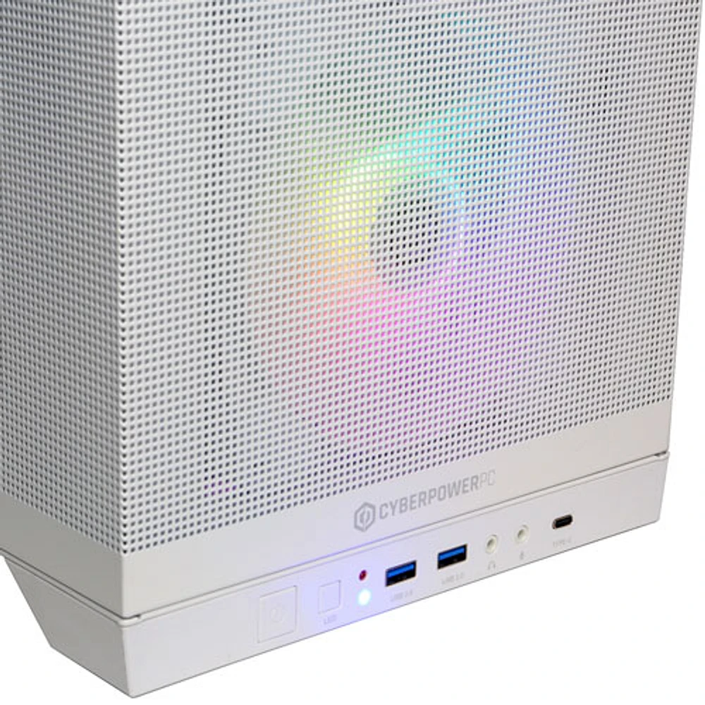 Ordinateur de jeu Gamer Supreme de CyberPowerPC - Blanc (Core Ultra 9 285 d'Intel/RAM 64 Go/SSD 4 To/GeForce RTX 5070 Ti) - Anglais
