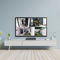Système de surveillance avec fil 8 canaux à NVR de 2 To de Reolink avec 4 caméras compactes UHD 4K - Blanc