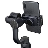 Stabilisateur à cardan à 3 axes pour téléphone intelligent avec chargeur portable de Zero-X - Noir