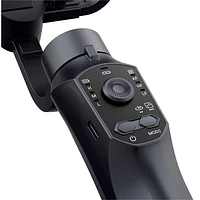 Stabilisateur à cardan à 3 axes pour téléphone intelligent avec chargeur portable de Zero-X - Noir