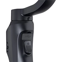 Stabilisateur à cardan à 3 axes pour téléphone intelligent avec chargeur portable de Zero-X - Noir