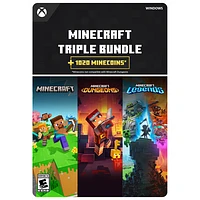 Minecraft Triple Bundle with 1020 Minecoins (Windows) - Digital Download