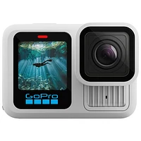 Caméra 5.3K étanche pour sports et casque GoPro HERO13 Black - Blanc polaire
