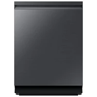 Samsung 24" 38dB Built-In Dishwasher with AI Wash & Third Rack (DW90F89T0UMTAA) - Matte Black Stainless
