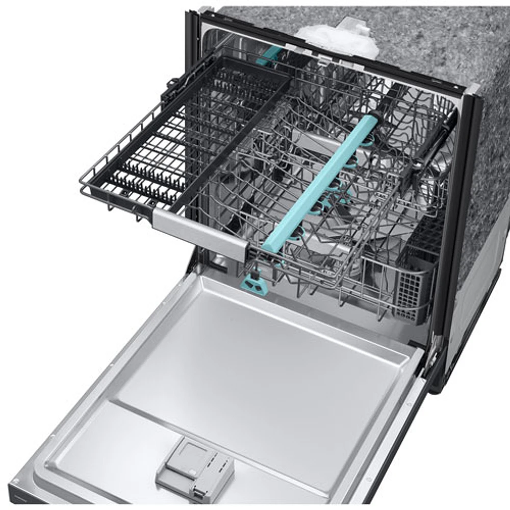 Samsung 24" 38dB Built-In Dishwasher with AI Wash & Third Rack (DW90F89T0UMTAA) - Matte Black Stainless