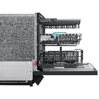 Samsung 24" 38dB Built-In Dishwasher with AI Wash & Third Rack (DW90F89T0UMTAA) - Matte Black Stainless