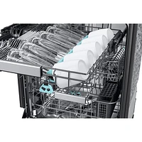 Samsung 24" 38dB Built-In Dishwasher w/ AI Wash, Auto Open Door & Third Rack (DW90F89P0USRAA) - Stainless