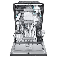 Samsung 24" 38dB Built-In Dishwasher w/ AI Wash, Auto Open Door & Third Rack (DW90F89P0USRAA) - Stainless