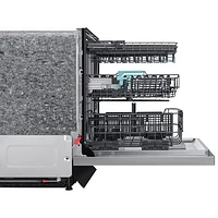 Samsung 24" 38dB Built-In Dishwasher w/ AI Wash, Auto Open Door & Third Rack (DW90F89P0USRAA) - Stainless