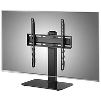 One For All Table Top TV Stand with 32"-55" Swivel TV Mount - Black
