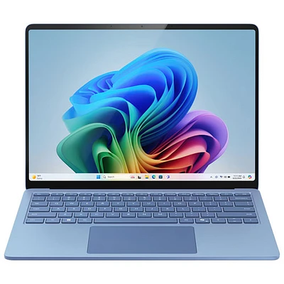 Portable Surface Laptop Copilot+ PC à écran tactile de 13,8 po de Microsoft (Snapdragon X Elite/mémoire vive de 16 Go/disque SSD de 512 Go) 2025 - Saphir - Ang