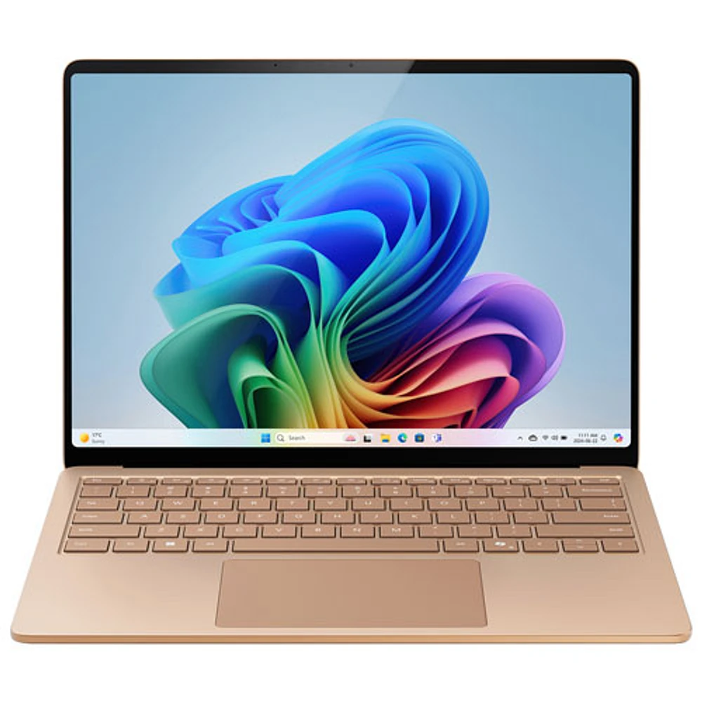 Portable Surface Laptop Copilot+ PC à écran tactile de 13,8 po de Microsoft (Snapdragon X Elite/mémoire vive de 16 Go/disque SSD de 1 To) 2025 - Dune - Ang