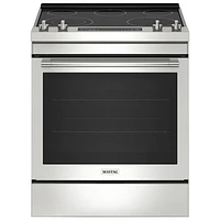 Boîte ouverte - Cuisinière électrique encastrable avec friture à air chaud 6,4 pi³ 30 po de Maytag (YMES8800PZ) - Acier inoxydable