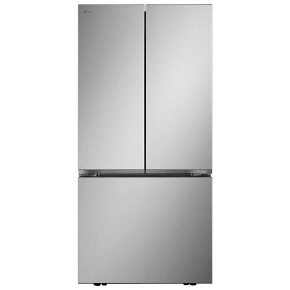 Boîte ouverte - Réfrigérateur à 3 portes 25,1 pi³ 33 po de LG (LF25S6200S) - Acier inoxydable - Parfait état
