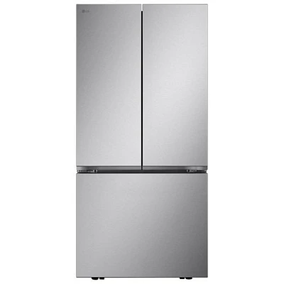 Boîte ouverte - Réfrigérateur à 3 portes 25,1 pi³ 33 po de LG (LF25S6200S) - Acier inoxydable - Parfait état