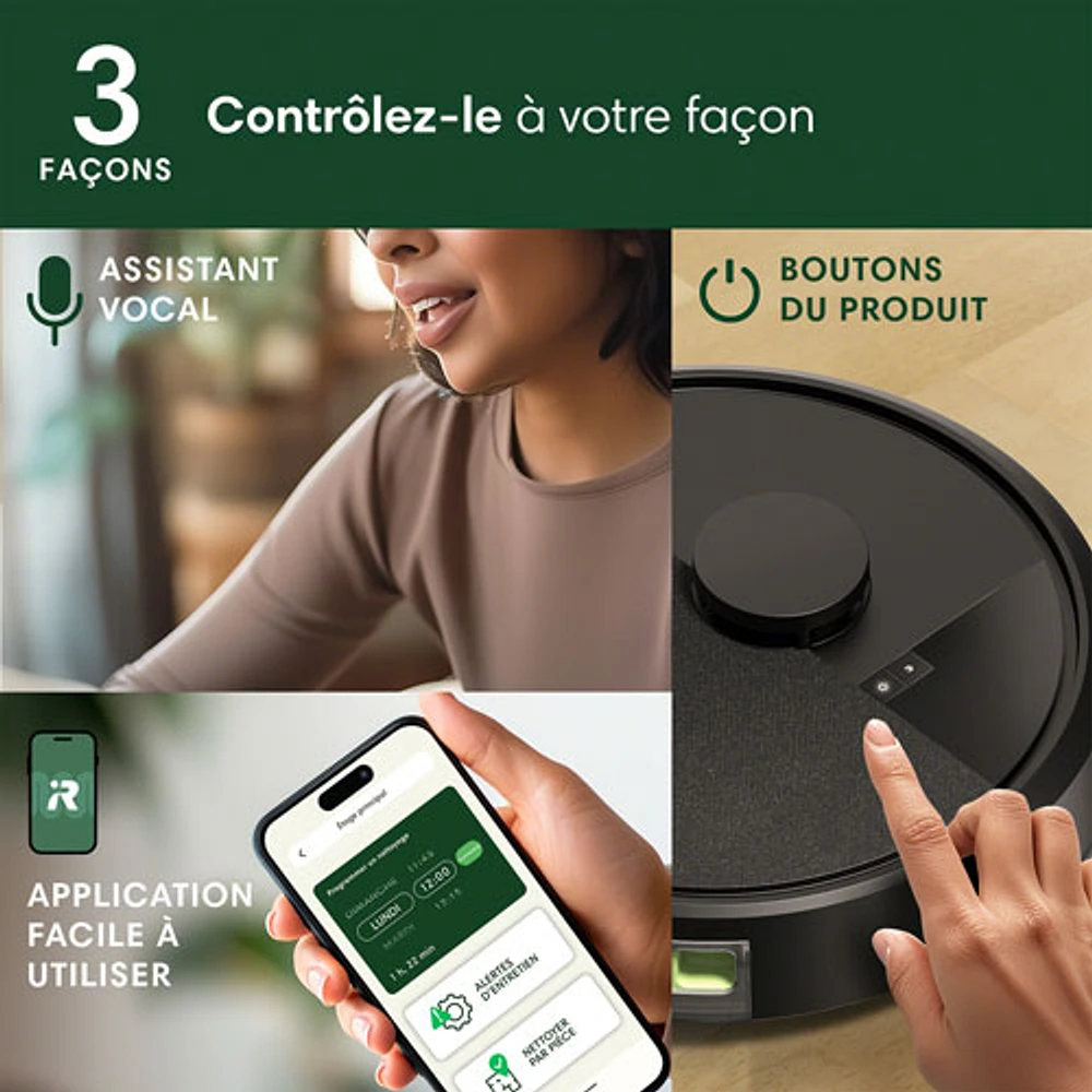 iRobot Roomba 105 Vac Wi-Fi Connected Self-Empty Robot Vacuum - Black
