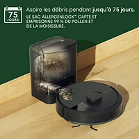 iRobot Roomba 105 Vac Wi-Fi Connected Self-Empty Robot Vacuum - Black