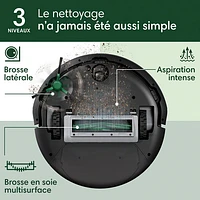iRobot Roomba 105 Vac Wi-Fi Connected Self-Empty Robot Vacuum - Black