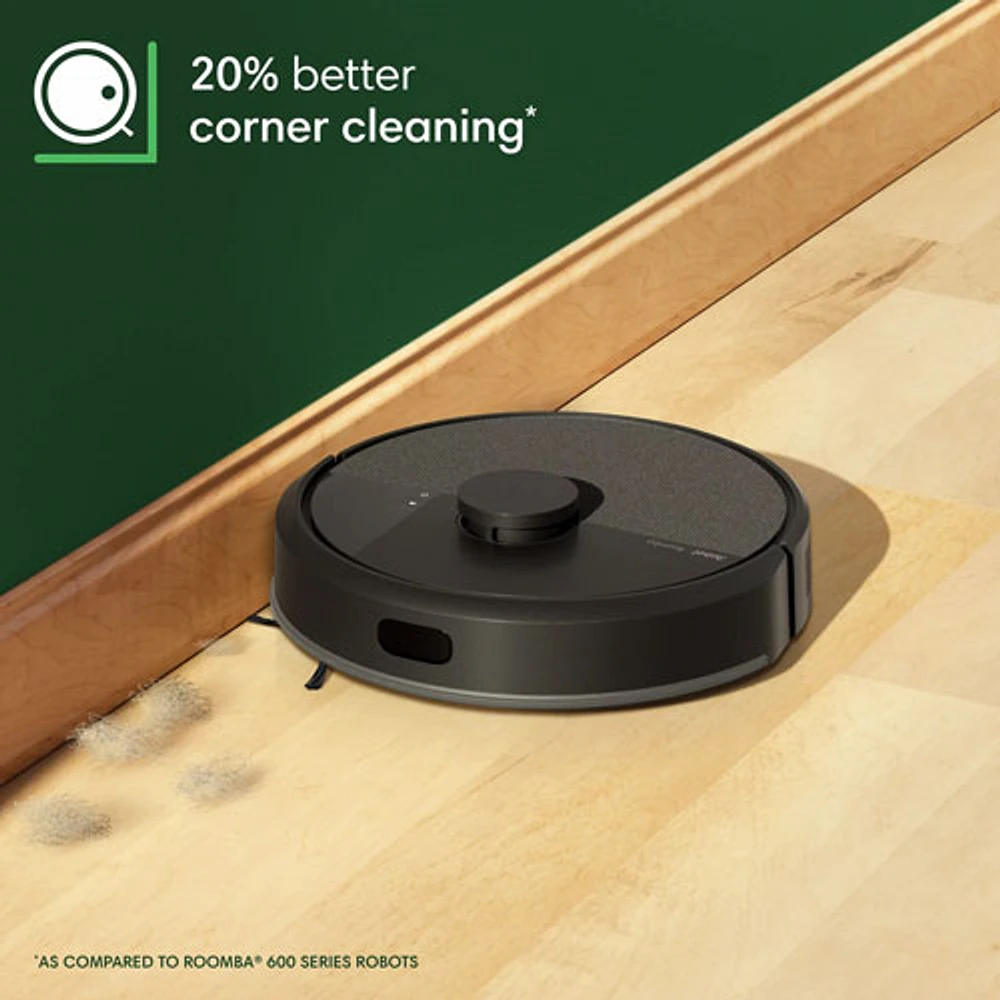 iRobot Roomba 105 Combo Wi-Fi Connected Self-Empty Robot Vacuum & Mop - Black