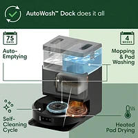 iRobot Roomba Plus 505 Combo Wi-Fi Connected Self-Empty Robot Vacuum & Mop - Black