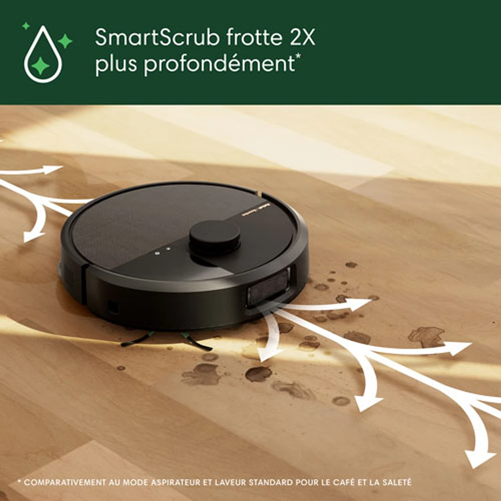 iRobot Roomba Plus 505 Combo Wi-Fi Connected Self-Empty Robot Vacuum & Mop - Black