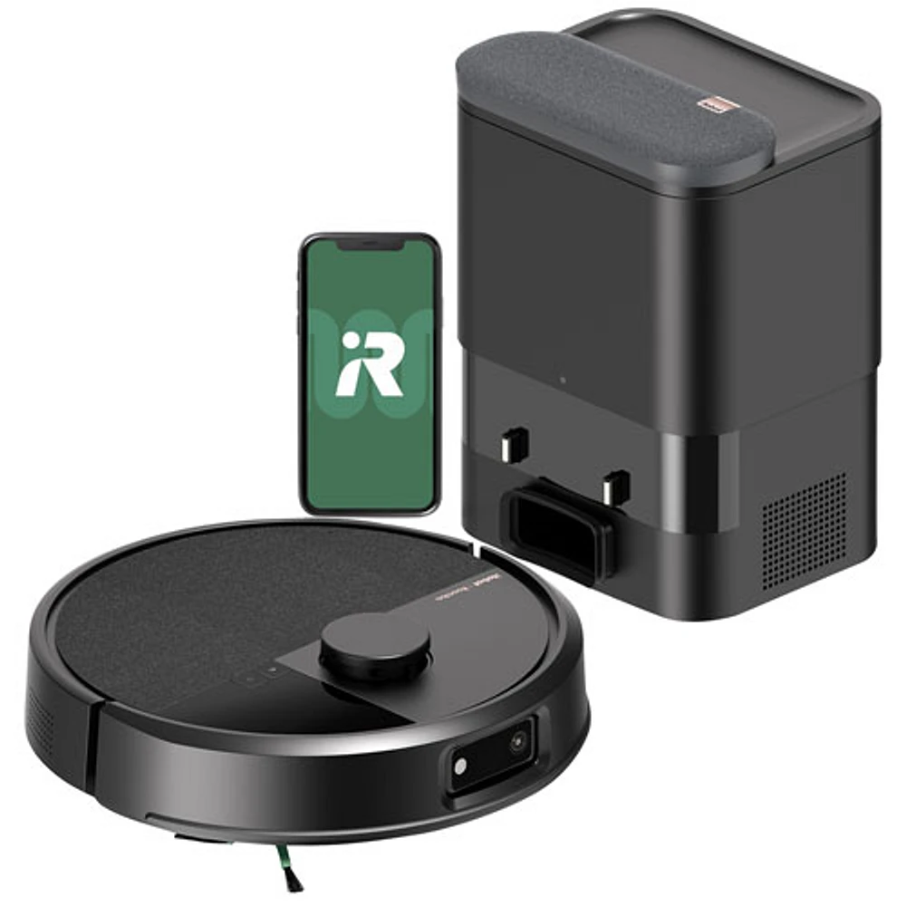 Aspirateur robot connecté Wi-Fi à vidage automatique Roomba Max 705 Vac d'iRobot - Noir