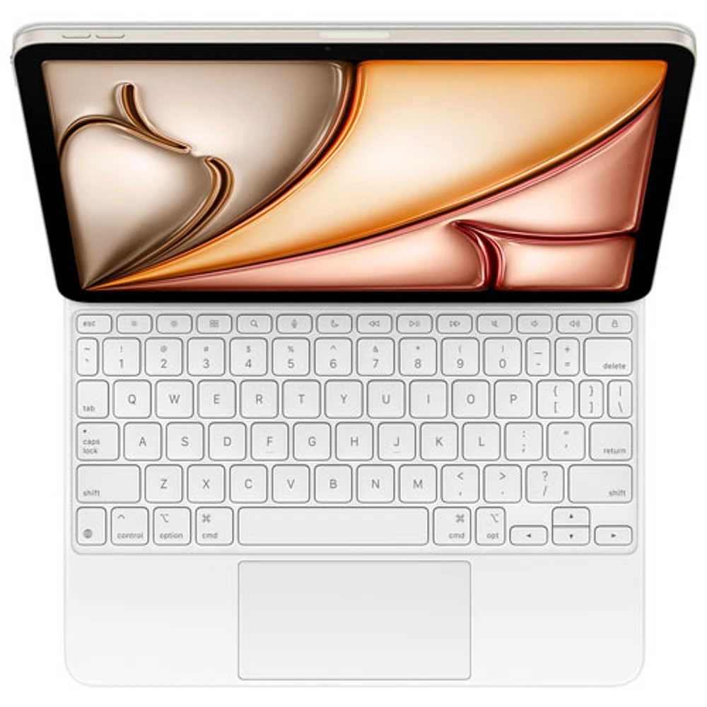 Clavier Magic Keyboard d'Apple pour iPad Air de 11 po (M3) - Anglais - Blanc
