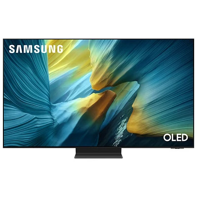 Téléviseur intelligent Tizen HDR DELO UHD 4K de 77 po de Samsung (QN77S95FAFXZC) - 2025