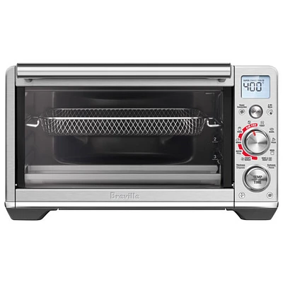 Four à convection de comptoir compact avec friture à air chaud Smart Oven de Breville - Acier inoxydable brossé