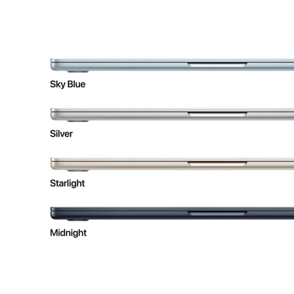 Apple MacBook Air 13.6" w/ Touch ID (2025) - Sky Blue (Apple M4 / 16GB RAM / 256GB SSD) - English