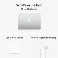 Apple MacBook Air 13.6" w/ Touch ID (2025) - Silver (Apple M4 / 16GB RAM / 512GB SSD) - English