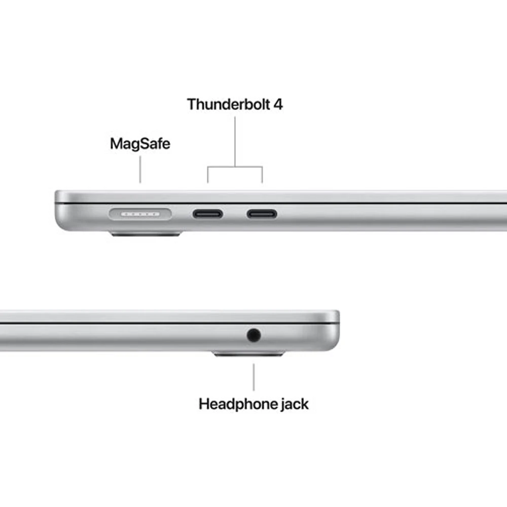 Apple MacBook Air 13.6" w/ Touch ID (2025) - Silver (Apple M4 / 24GB RAM / 512GB SSD) - English