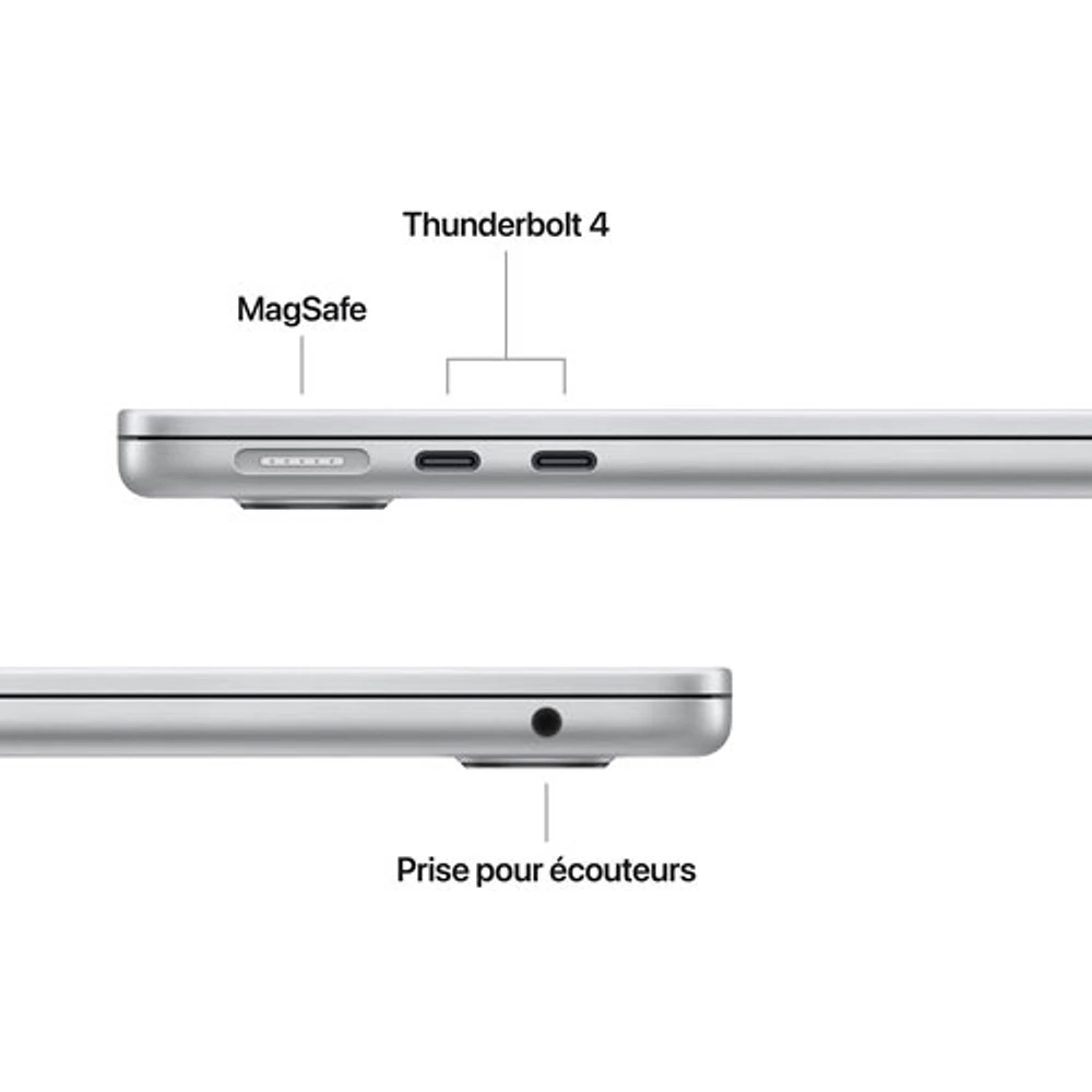 Apple MacBook Air 13.6" w/ Touch ID (2025) - Silver (Apple M4 / 24GB RAM / 512GB SSD) - English