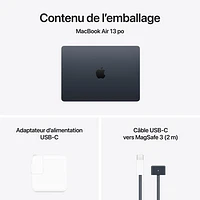 Apple MacBook Air 13.6" w/ Touch ID (2025) - Midnight (Apple M4 / 24GB RAM / 512GB SSD) - English