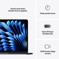 Apple MacBook Air 13.6" w/ Touch ID (2025) - Midnight (Apple M4 / 24GB RAM / 512GB SSD) - English