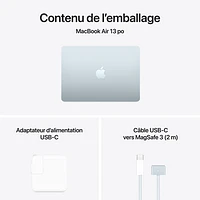 Apple MacBook Air 13.6" w/ Touch ID (2025) - Sky Blue (Apple M4 / 16GB RAM / 512GB SSD) - English
