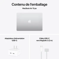 Apple MacBook Air 15.3" w/ Touch ID (2025) - Silver (Apple M4 / 16GB RAM / 512GB SSD) - English