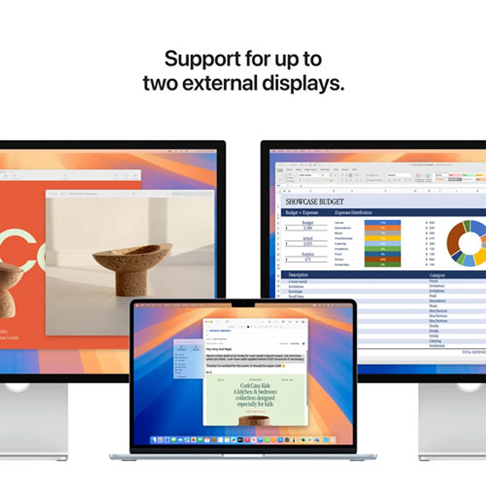 Apple MacBook Air 15.3" w/ Touch ID (2025) - Starlight (Apple M4 / 16GB RAM / 512GB SSD) - English