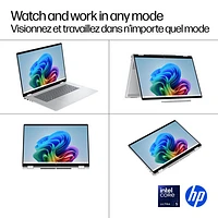 Portable Copilot+ PC 2-en-1 tactile de 16 po OmniBook 7 Flip de HP (Core Ultra 5-258v d'Intel/RAM 16 Go/SSD 512 Go)