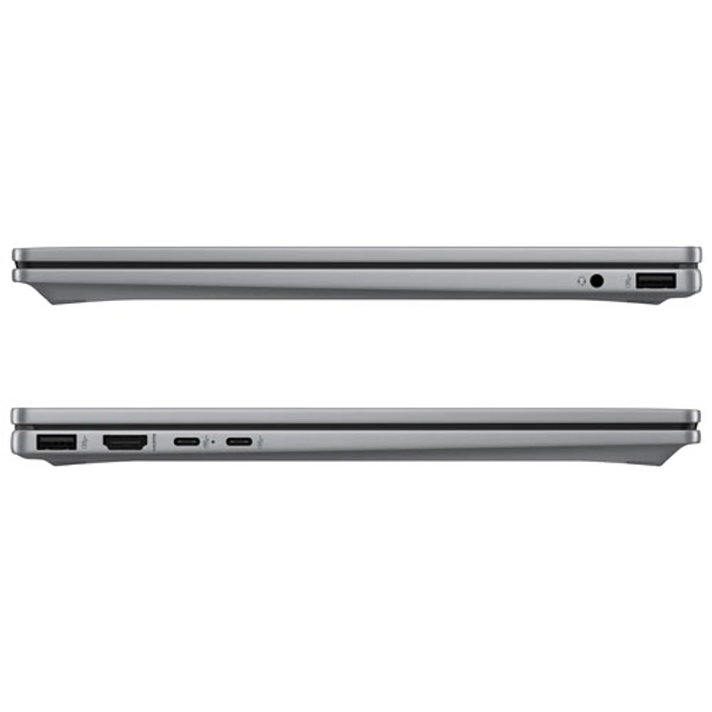 Portable tactile 2-en-1 de 14 po Omnibook X de HP - Aluminium argenté glacier (Ryzen AI 7 d'AMD/RAM 32 Go/SSD 1 To/ Windows 11 Famille)