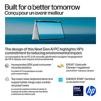 Portable Copilot+ PC 2-en-1 tactile de 16 po OmniBook 7 Flip de HP (Core Ultra 7-258V d'Intel/RAM 32 Go/SSD 1 To)