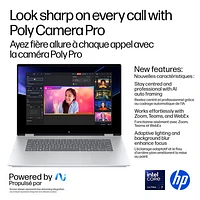Portable Copilot+ PC 2-en-1 tactile de 16 po OmniBook 7 Flip de HP (Core Ultra 7-258V d'Intel/RAM 32 Go/SSD 1 To)