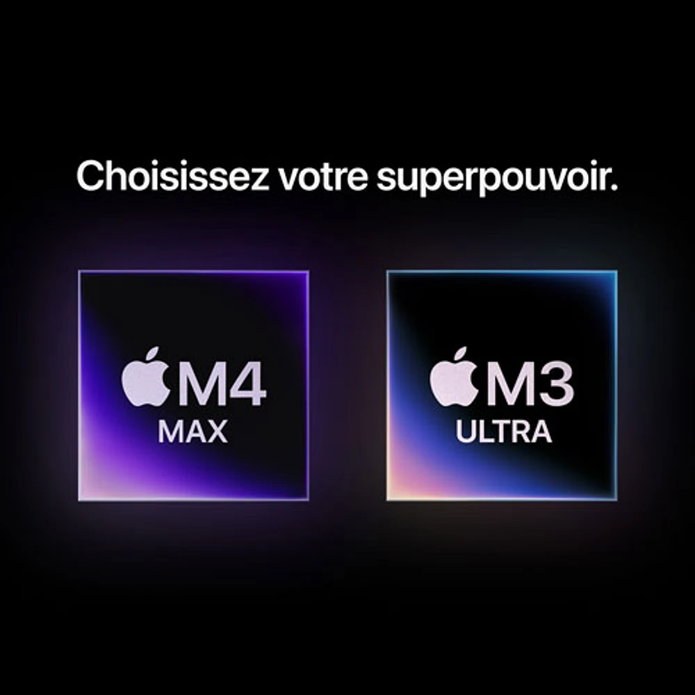 Mac Studio d'Apple (Puce M4 Max d'Apple/processeur graphique 32 coeurs/RAM 36 Go/SSD 512 Go)