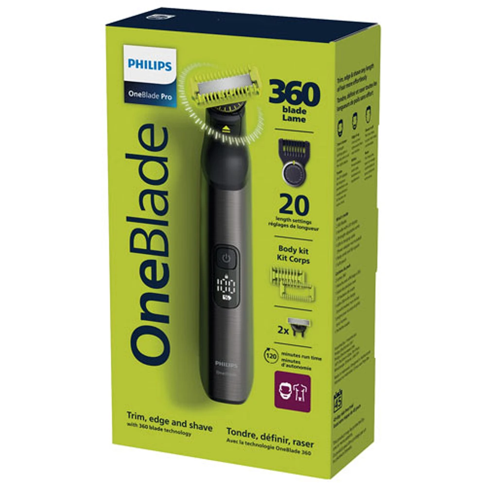 Rasoir/Tondeuse Visage + Corps OneBlade Pro 360 de Philips (QP6552/15)