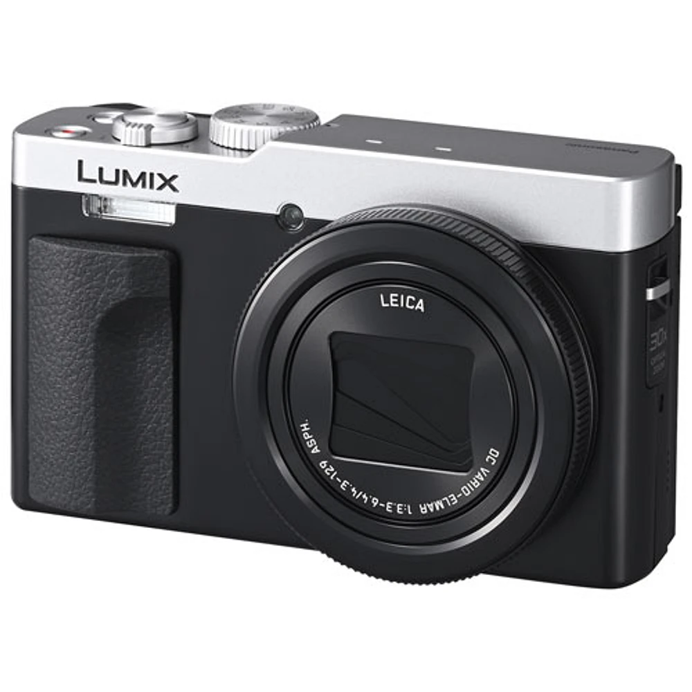 Panasonic LUMIX ZS99S Wi-Fi 20.3 MP 30x Optical Zoom 4K Video Digital Camera - Silver