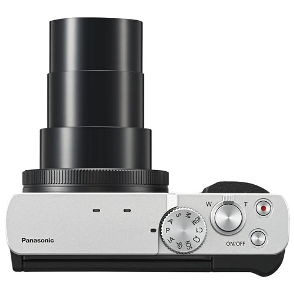 Panasonic LUMIX ZS99S Wi-Fi 20.3 MP 30x Optical Zoom 4K Video Digital Camera - Silver