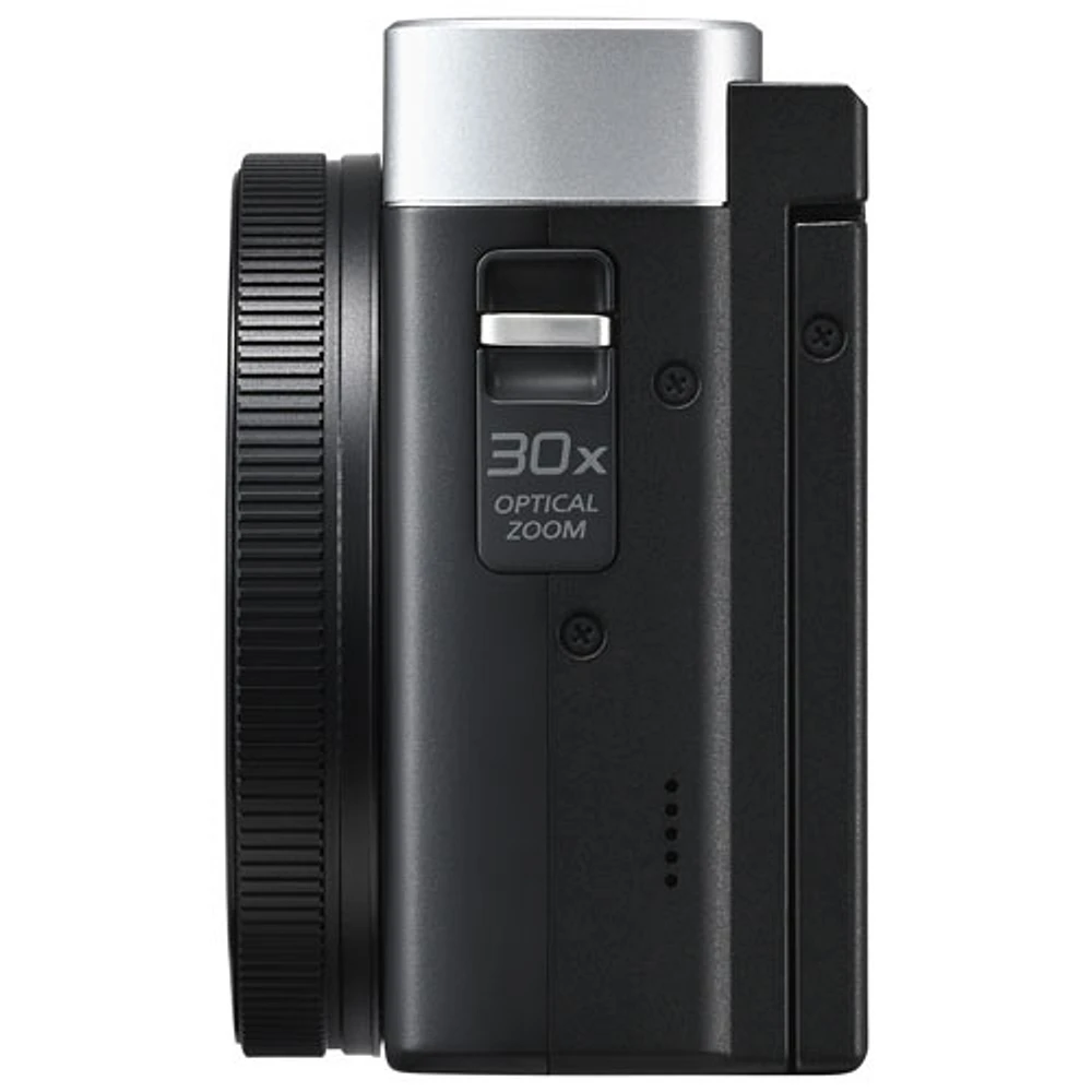 Panasonic LUMIX ZS99S Wi-Fi 20.3 MP 30x Optical Zoom 4K Video Digital Camera - Silver