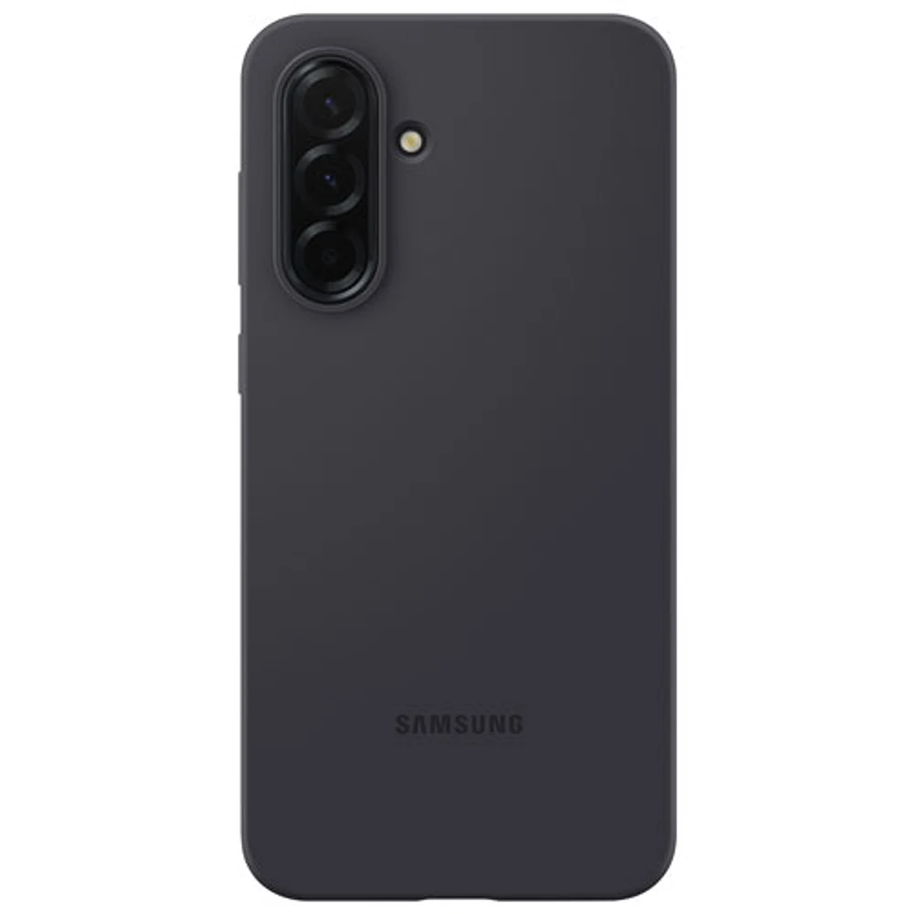 Samsung Silicone Fitted Soft Shell Case for Galaxy A36 - Black
